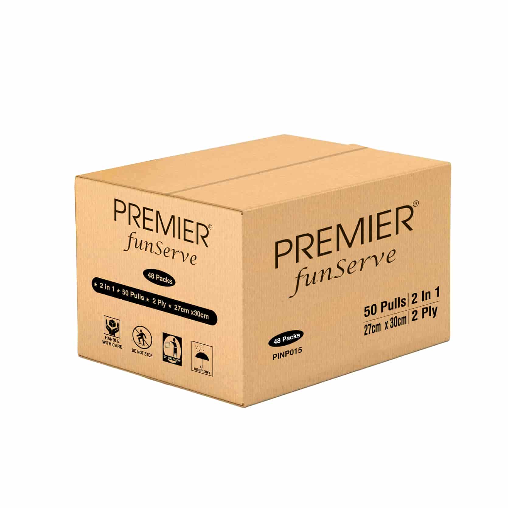 PremierTissue Paper FunServe Napkin 50's 2x1